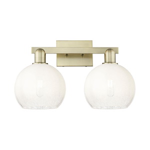 Brookhaven Globe - 2 Light Bath Vanity-12.75 Inch Tall and 19 Inch Wide - 1427340