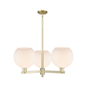 Athens - 3 Light Stem Hung Chandelier-14 Inch Tall and 32 Inch Wide - 1388005