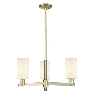 Clymer - 3 Light Stem Hung Chandelier-10.88 Inch Tall and 25.63 Inch Wide - 1388037
