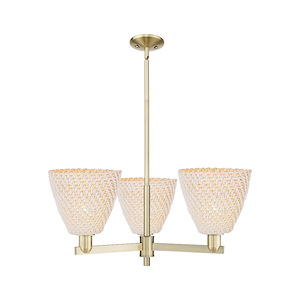 Bristol Natural - 3 Light Stem Hung Chandelier-13 Inch Tall and 31 Inch Wide - 1388066