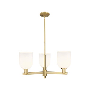Bella - 3 Light Stem Hung Pendant-11.5 Inch Tall and 27.25 Inch Wide - 1427341