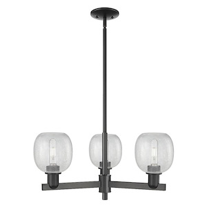 Belfast - 3 Light Stem Hung Chandelier-11 Inch Tall and 27.75 Inch Wide - 1388019