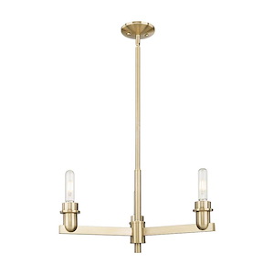 Arcadia - 3 Light Pendant-11.5 Inch Tall and 24 Inch Wide - 1427259