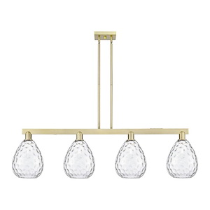 Waverly - 4 Light Stem Hung Island-13 Inch Tall and 51 Inch Wide - 1388155