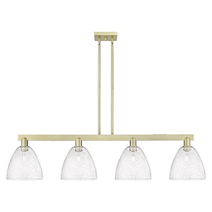 Bristol - 4 Light Stem Hung Island-12.38 Inch Tall and 51.75 Inch Wide - 1388127