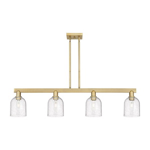 Bella - 4 Light Stem hung Island-10.38 Inch Tall and 48.25 Inch Wide - 1427378