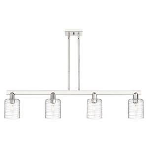 Cobbleskill - 4 Light Stem Hung Island-9.88 Inch Tall and 47.75 Inch Wide - 1388099