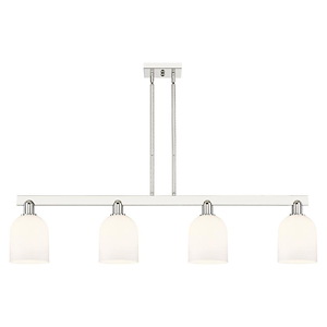 Bella - 4 Light Stem Hung Island-10.38 Inch Tall and 48.25 Inch Wide - 1388097