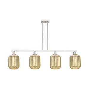 Preston - 4 Light Stem Hung Jar Island-12.63 Inch Tall and 48 Inch Wide - 1374021