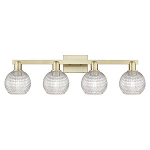 Athens - 4 Light Basketweave Bath Vanity-9.88 Inch Tall and 32.88 Inch Wide - 1388135