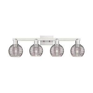 Athens Deco Swirl - 4 Light Bath Vanity-9 Inch Tall and 36 Inch Wide - 1374198