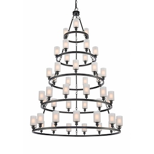 Saloon - 45 Light Chandelier In Industrial Style-90.13 Inches Tall and 60 Inches Wide