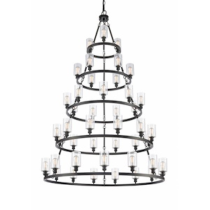 Saloon - 45 Light Chandelier In Industrial Style-90.13 Inches Tall and 60 Inches Wide