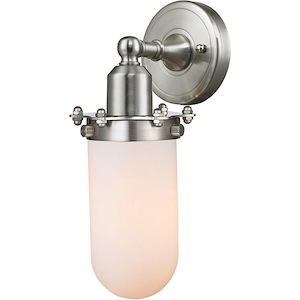 Centri-1 Light Wall Sconce in Industrial Style-4.5 Inches Wide by 11.5 Inches High