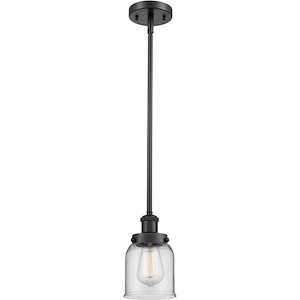 Small Bell-1 Light Pendant in Industrial Style-5 Inches Wide by 10 Inches High