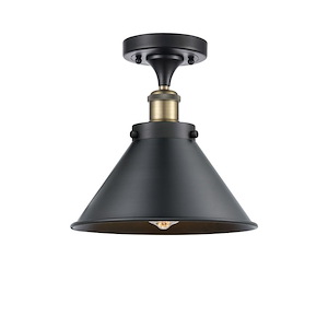 Briarcliff - 1 Light Semi-Flush Mount-9 Inch Tall and 10 Inch Wide - 1427411