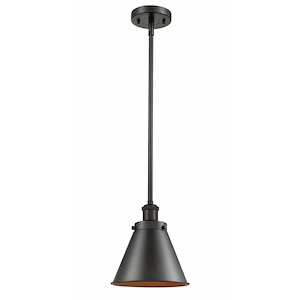 Appalachian - 1 Light Stem Hung Mini Pendant In Industrial Style-7.5 Inches Tall and 7 Inches Wide