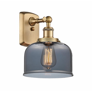 Bell - 1 Light Wall Sconce In Industrial Style-13 Inches Tall and 8 Inches Wide
