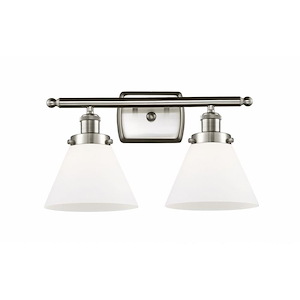 Cone - 2 Light Bath Vanity In Industrial Style-10.13 Inches Tall and 18 Inches Wide
