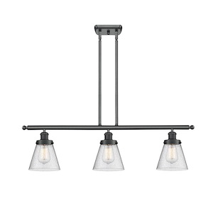 Cone - 3 Light Stem Hung Island-10 Inch Tall and 36 Inch Wide - 1290165