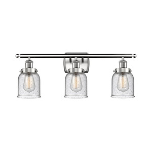 Bell - 3 Light Bath Vanity In Industrial Style-12 Inches Tall and 26 Inches Wide