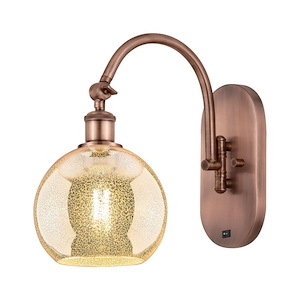 Athens - 1 Light Swiveling Wall Sconce-14 Inch Tall and 8 Inch Wide - 1388164