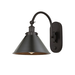 Briarcliff - 1 Light Adjustable Swing Arm Wall Sconce-12.25 Inch Tall and 10 Inch Wide - 1428329