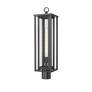 Ashland - 1 Light Outdoor Post Lantern-25.38 Inch Tall and 6.75 Inch Wide - 1403150