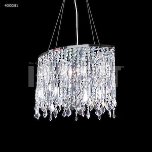 Contemporary - Four Light Oval Chandelier