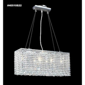 Contemporary - 10 Inch Six Light Chandelier - 414095