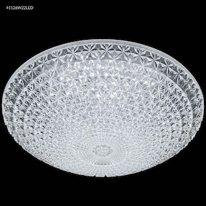 Acrylic - 38W LED Chandelier-4 Inches Tall and 16 Inches Wide