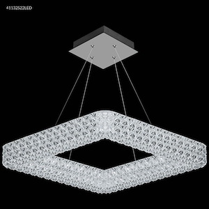 Acrylic - 24W LED Chandelier-47 Inches Tall and 16 Inches Wide - 1337262