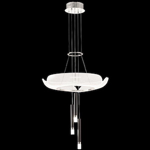 Contemporary Design - 47W LED Chandelier-24 Inches Tall and 24 Inches Wide - 1337319