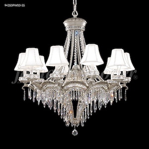 Dynasty Cast Brass - 13 Light Large Entry Chandelier-37 Inches Tall and 34 Inches Wide - 1337225