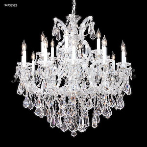 Maria Theresa Royal - 19 Light Chandelier-38 Inches Tall and 37 Inches Wide