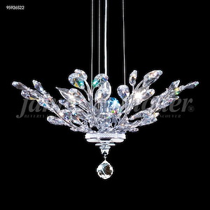 Florale - 4 Light Dual Mount Pendant-10 Inches Tall and 21 Inches Wide