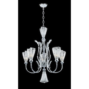 Jewelry - 5 Light Chandelier-28 Inches Tall and 24 Inches Wide