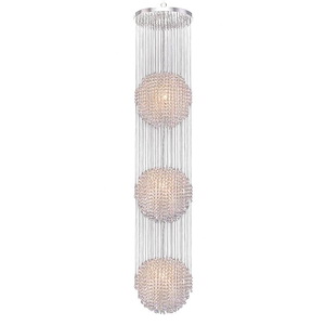 Continental Fashion - 18 Light Chandelier-63 Inches Tall and 14 Inches Wide