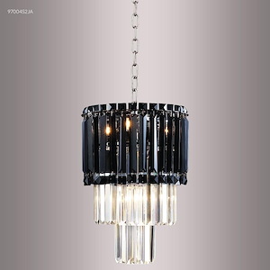 Contemporary Europa - 4 Light Pendant-16 Inches Tall and 12 Inches Wide