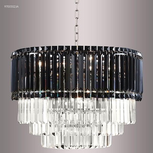 Contemporary Europa - 11 Light Chandelier-16 Inches Tall and 24 Inches Wide - 1337309