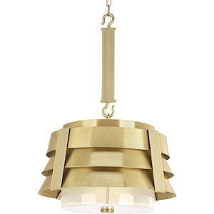 POINT DUME® by Jeffrey Alan Marks for Progress Lighting Sandbar Collection Brushed Brass Pendant - 861242