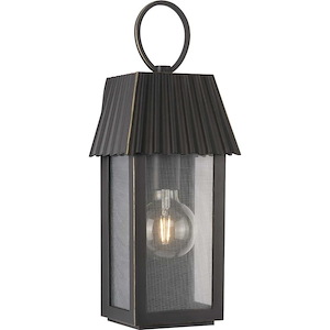 POINT DUME® by Jeffrey Alan Marks for Progress Lighting - Hook Pond™ Collection 1-Light Outdoor Medium Wall Lantern in Traditional Style - 1100619