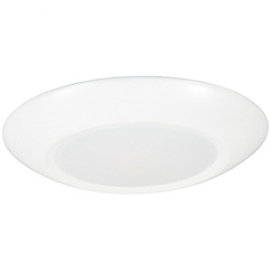 15W LED Round Disk Flush Mount-1.38 Inches Tall and 7.38 Inches Wide