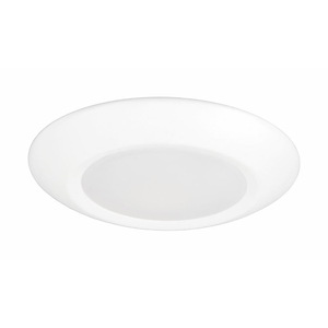 10W 5CCT LED Round Disk Flush Mount-1.25 Inches Tall and 5.5 Inches Wide
