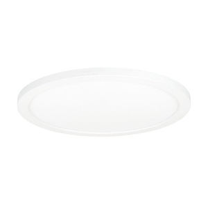 22W 3CCT LED Round Slim Trim Flush Mount-0.88 Inches Tall and 12 Inches Wide