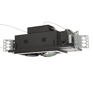 Two Light 8.38 Inch Double Gimbal Linear Recessed Low Voltage Fixture