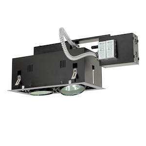 Two Light Double Gimbal Linear Recessed Low Voltage Fixture