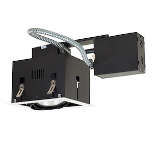 One Light Double Gimbal Recessed Line Voltage Fixture