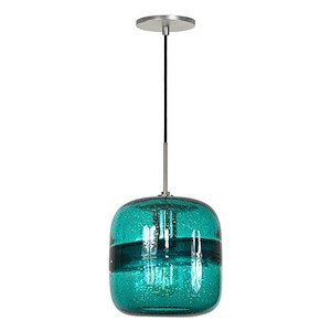 One Light Line Voltage Pendant with Canopy