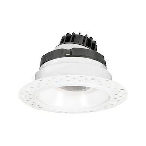 8W 5CCT LED Gimbal Miniature Trimless Recessed Downlight with Mud-in Flange and Remote Driver-2.5 Inches Tall and 4 Inches Wide